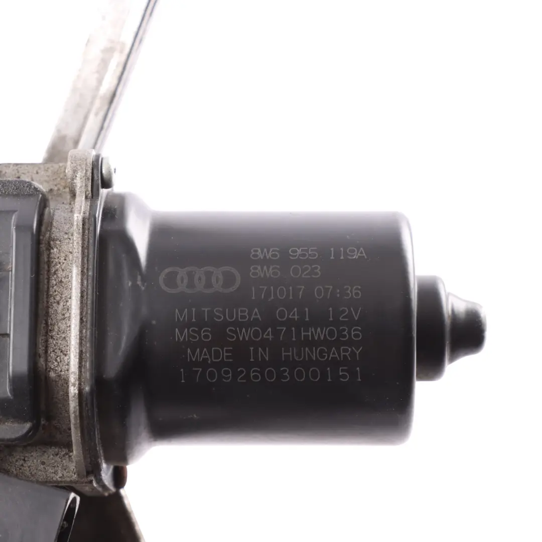 Audi A4 B9 A5 F5 Front Windscreen Wiper Motor Linkage - SKU RHD-8W6955023C - Part number 8W6955023C