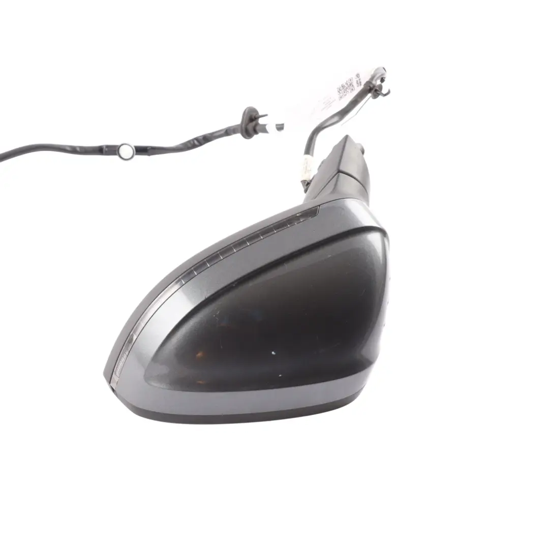 Audi A5 F5 Wing Door Mirror Side View Left N/S Daytona Grey Pearl Effect - Z7S - SKU RHD-8W8857409Q-DGR - Part number 8W8857409Q