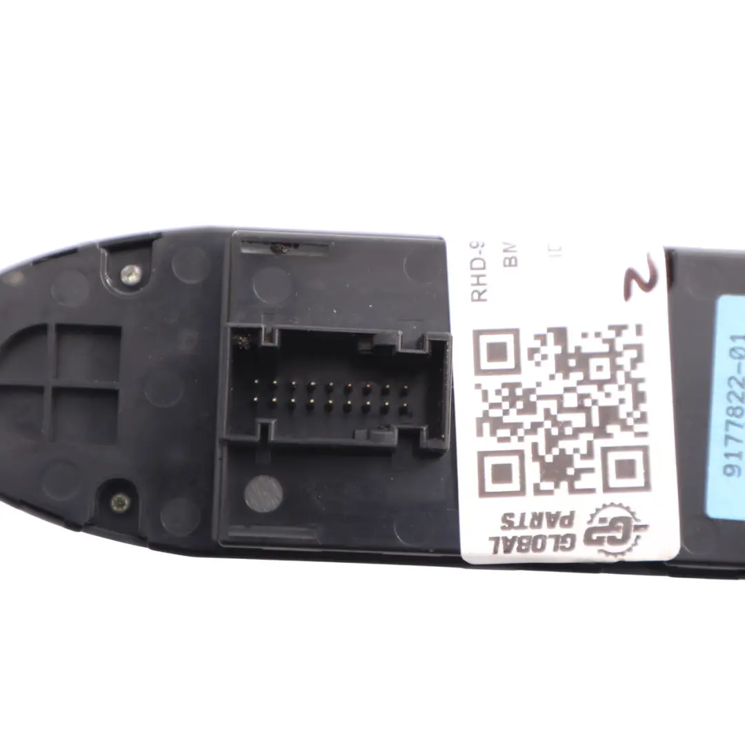 BMW Z4 E89 Cabrio Roadster Switch Window Lifter Driver's Side - SKU 9177822-1 - Part number 9177822