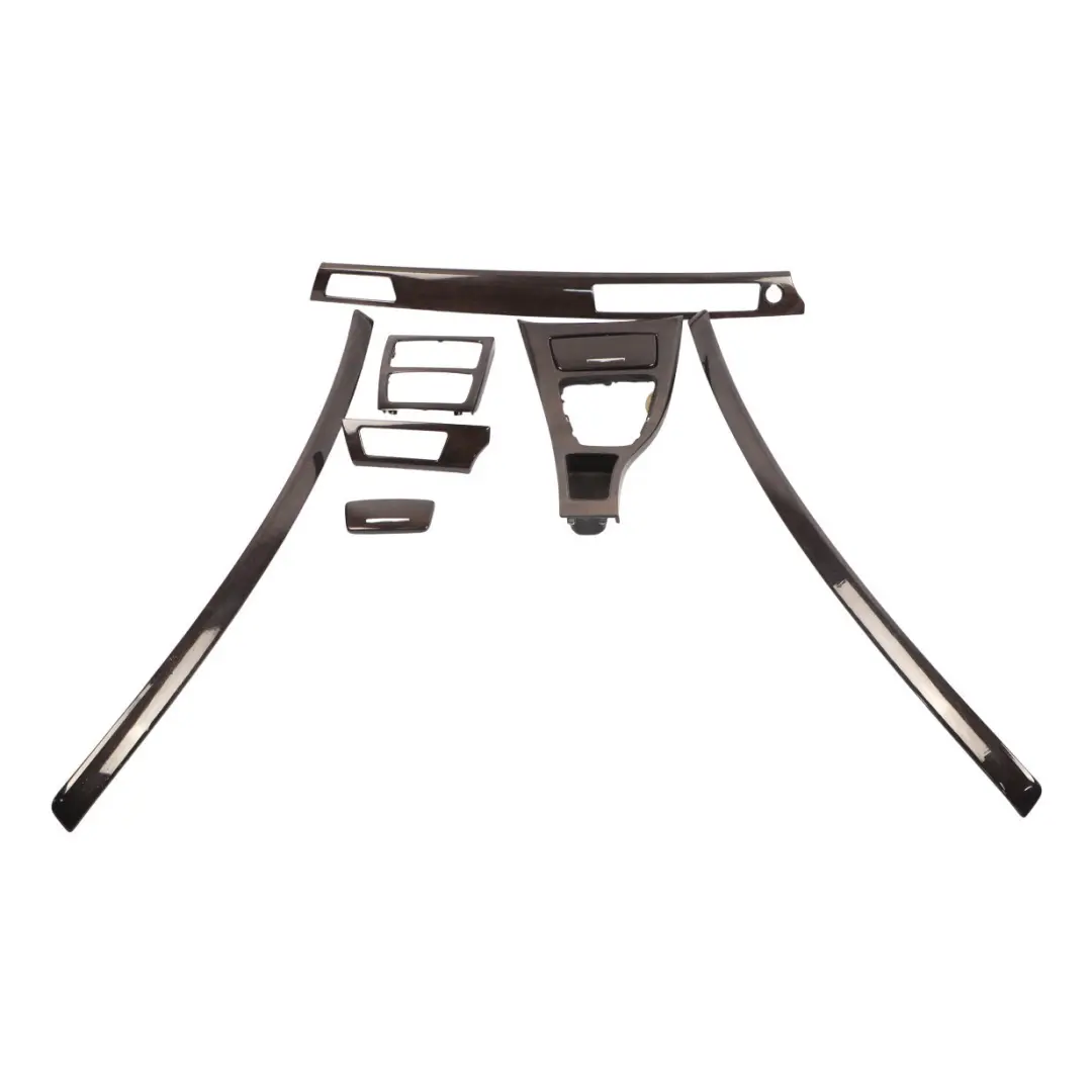 Dashboard BMW E92 LCI Set Trim Strip Centre Console Variegated Bamboo to Cover with Part number 9214776 Cover Dashboard BMW E92 LCI Set Trim Strip Centre Console Variegated Bamboo - SKU RHD-9214798-4 - Part number 9214776