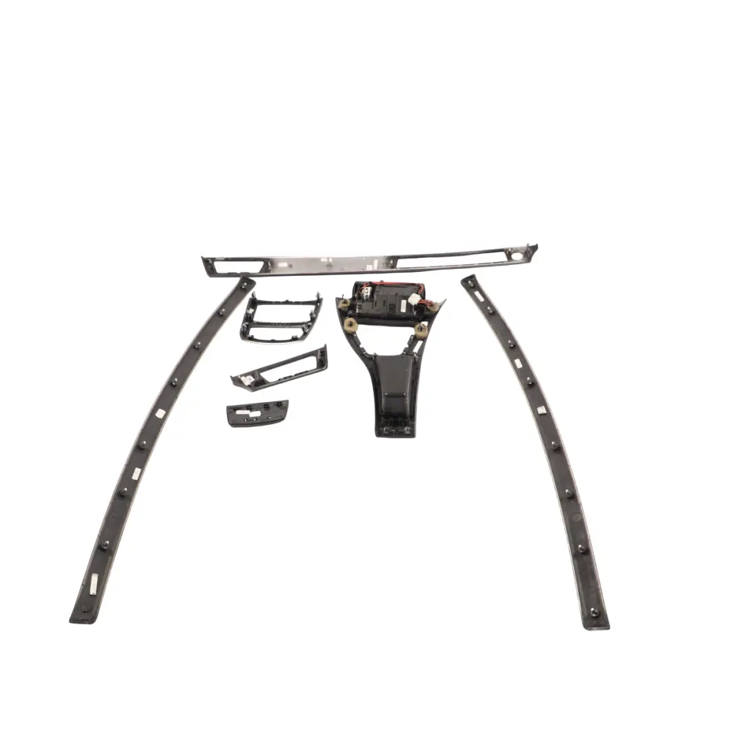 Cover Dashboard BMW E92 LCI Set Trim Strip Centre Console Variegated Bamboo - SKU RHD-9214798-4 - Part number 9214776