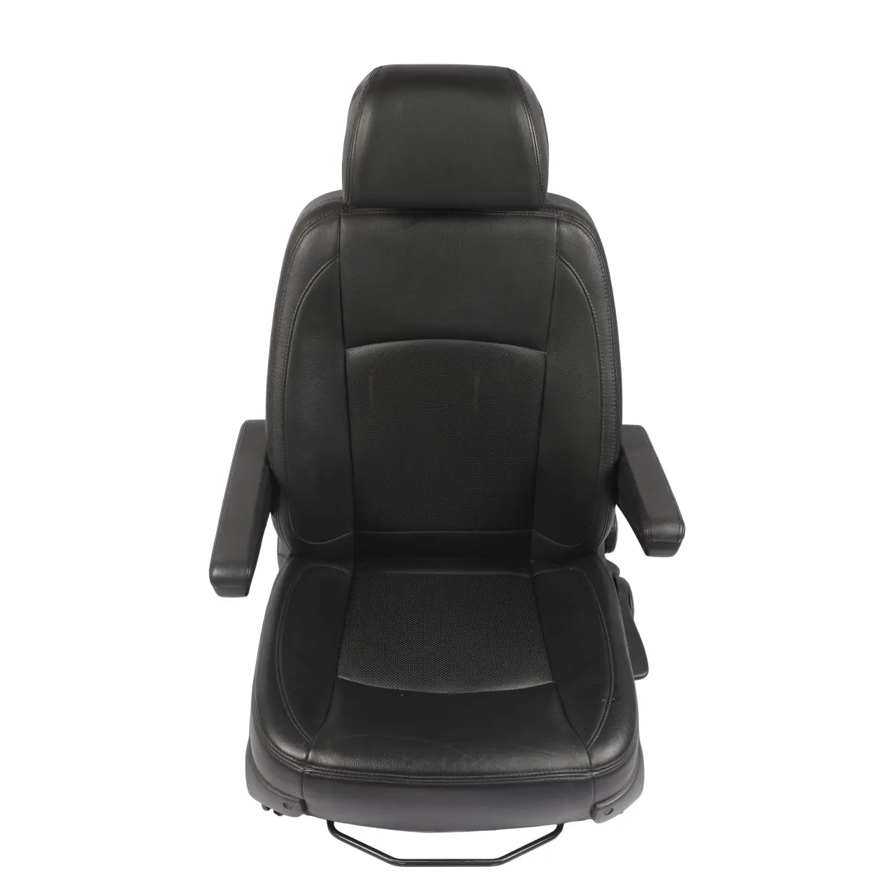 Mercedes W639 Front Single Seat Heated Leather Black Passenger Side Left N/S