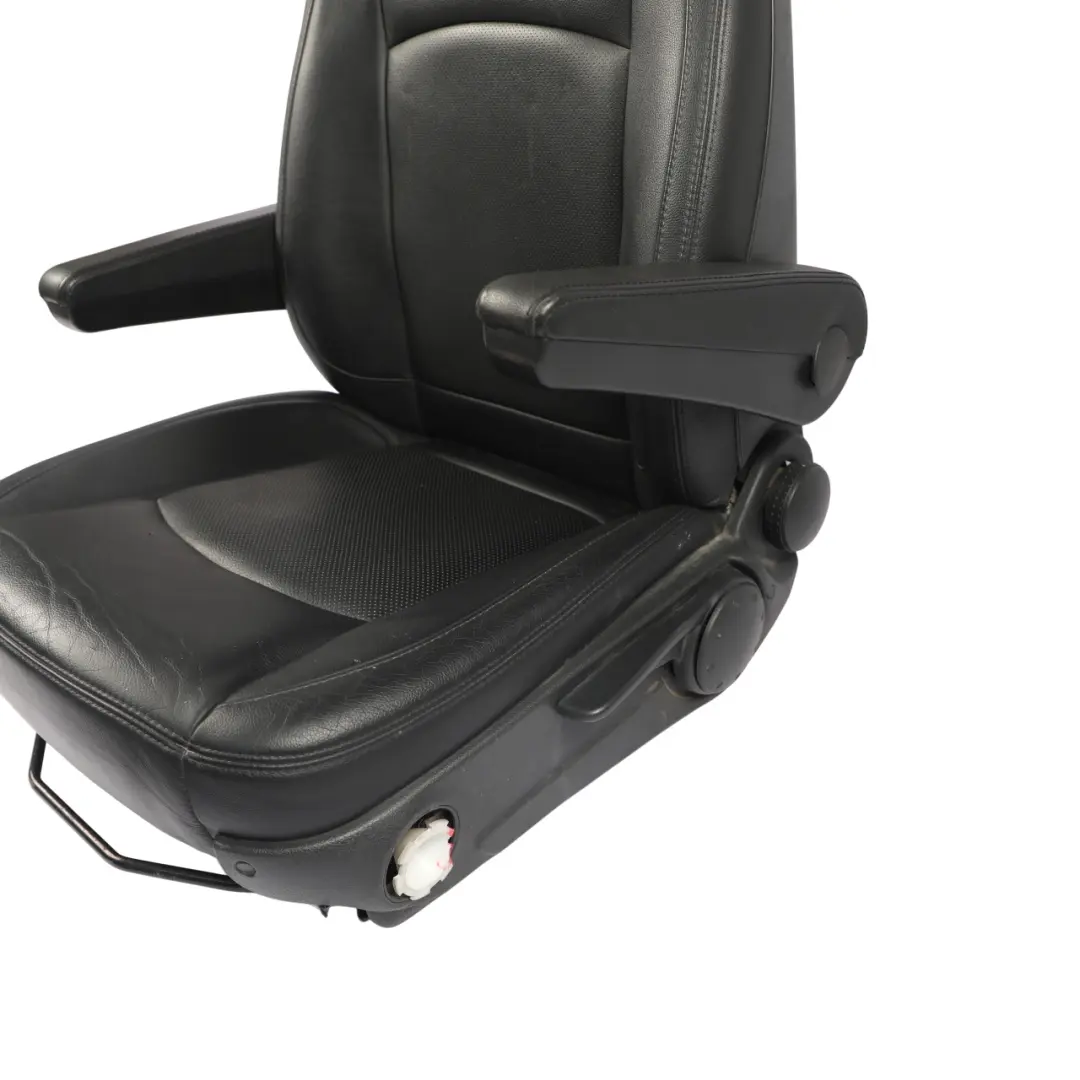 Front Single Seat Heated Leather Black Passenger Side Left N/S to Mercedes W639 with Part number A0039105432 Mercedes W639 Front Single Seat Heated Leather Black Passenger Side Left N/S - SKU RHD-A0039105432-4 - Part number A0039105432