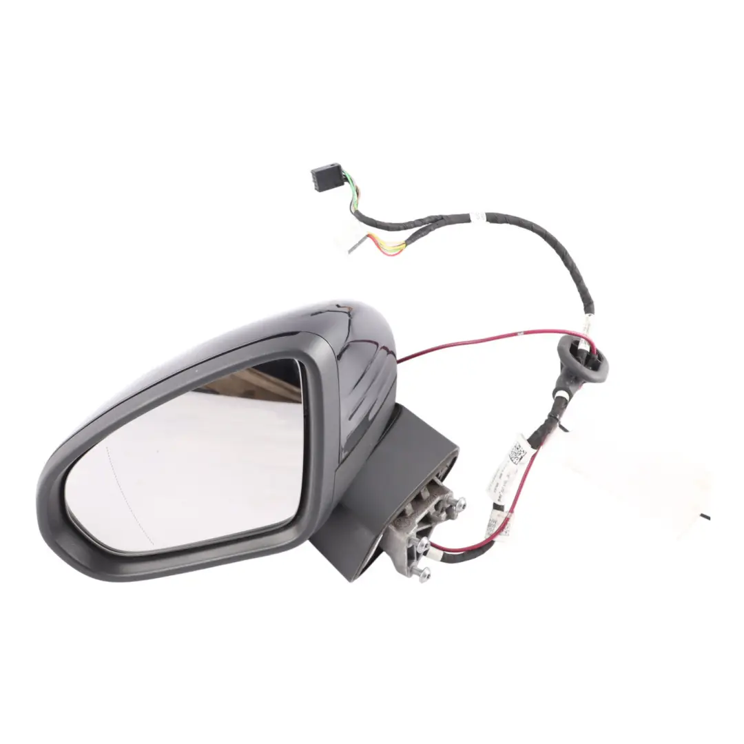 Wing Mirror Left N/S Auto Dip Power Fold Kosmos Black - 191 to Mercedes CLA C118 with Part number A1188101104 Mercedes CLA C118 Wing Mirror Left N/S Auto Dip Power Fold Kosmos Black - 191 - SKU RHD-A1188101104-KB - Part number A1188101104