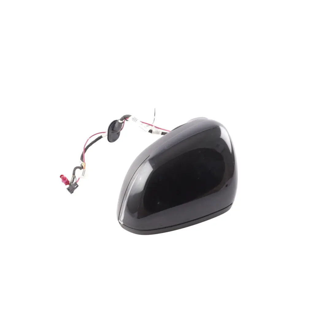 Wing Mirror Left N/S Auto Dip Power Fold Kosmos Black - 191 to Mercedes CLA C118 with Part number A1188101104 Mercedes CLA C118 Wing Mirror Left N/S Auto Dip Power Fold Kosmos Black - 191 - SKU RHD-A1188101104-KB - Part number A1188101104