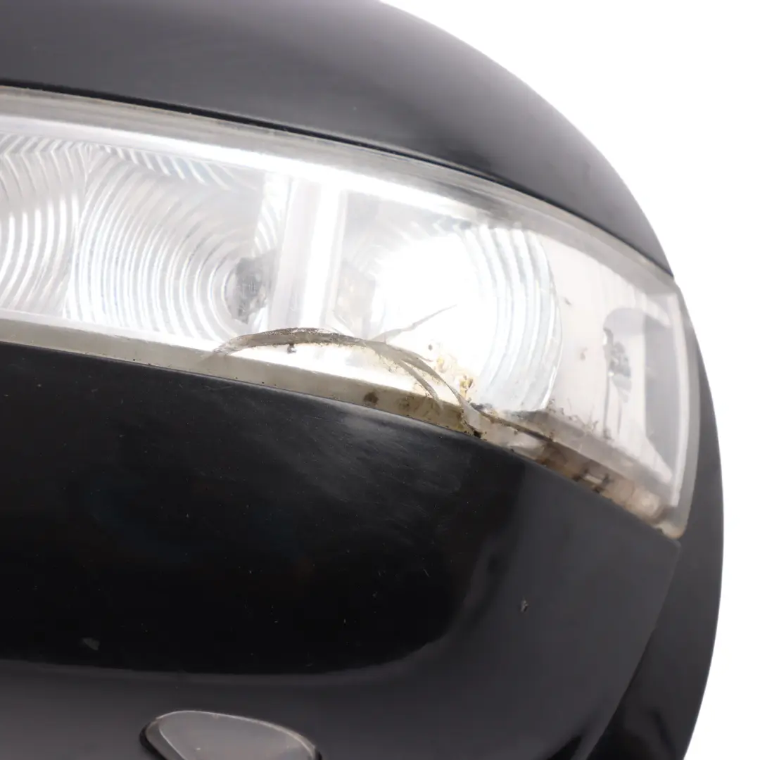Mercedes ML W164 Wing Mirror Left N/S Power Fold Obsidian Black Metallic - 197 - SKU RHD-A1648101193-OB - Part number A1648101193