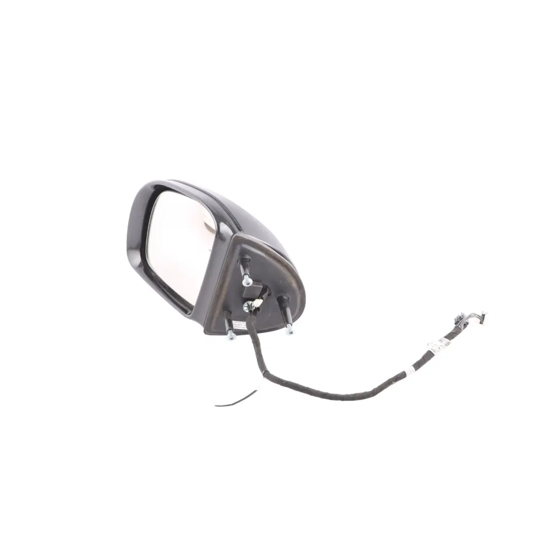 Mercedes ML W164 Wing Mirror Left N/S Power Fold Obsidian Black Metallic - 197 - SKU RHD-A1648101193-OB - Part number A1648101193