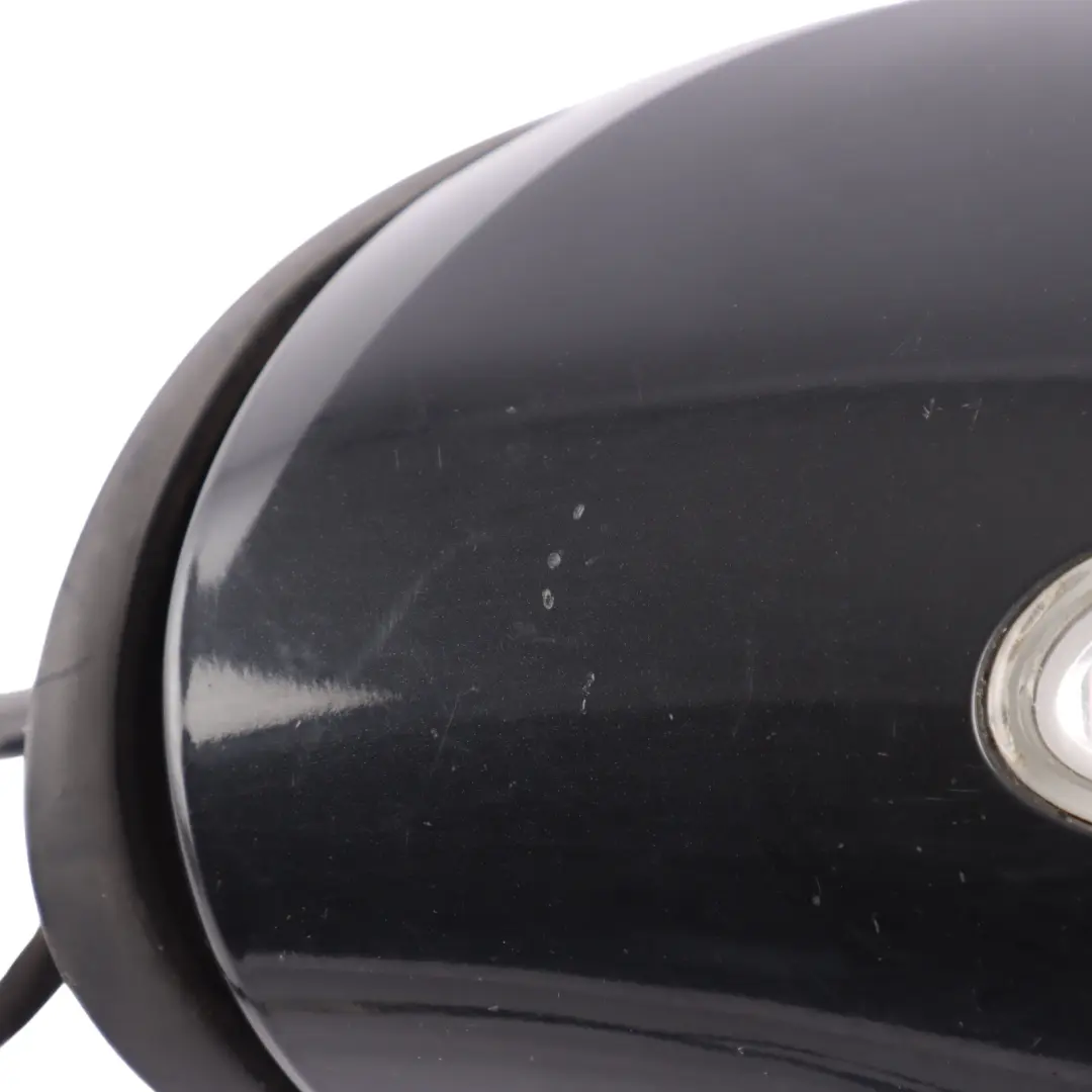 Mercedes ML W164 Wing Mirror Left N/S Power Fold Obsidian Black Metallic - 197 - SKU RHD-A1648101193-OB - Part number A1648101193