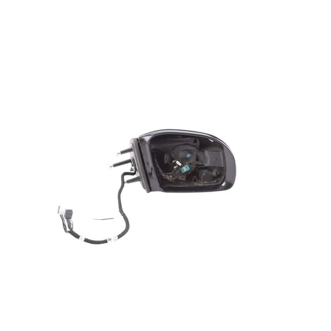 Mercedes ML W164 Wing Mirror Right O/S Power Fold Obsidian Black Metallic - 197 - SKU RHD-A1648101693-OB - Part number A1648101693