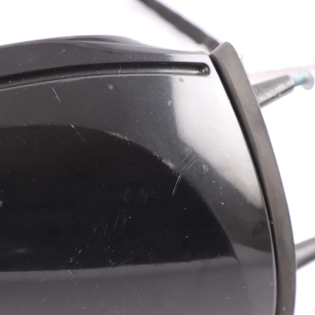 Mercedes ML W164 Wing Mirror Right O/S Power Fold Obsidian Black Metallic - 197 - SKU RHD-A1648101693-OB - Part number A1648101693