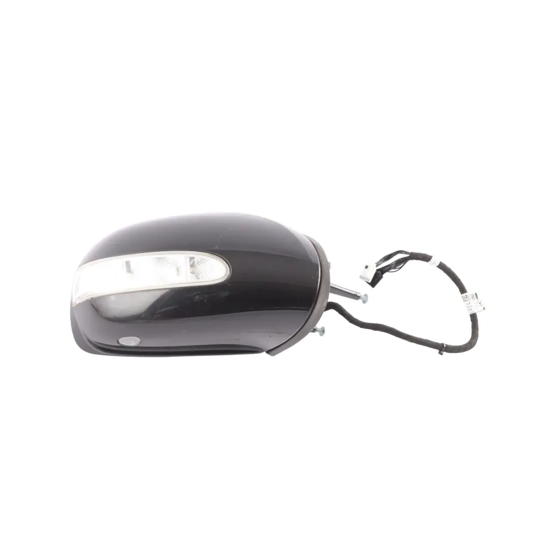 Mercedes ML W164 Wing Mirror Right O/S Power Fold Obsidian Black Metallic - 197 - SKU RHD-A1648101693-OB - Part number A1648101693
