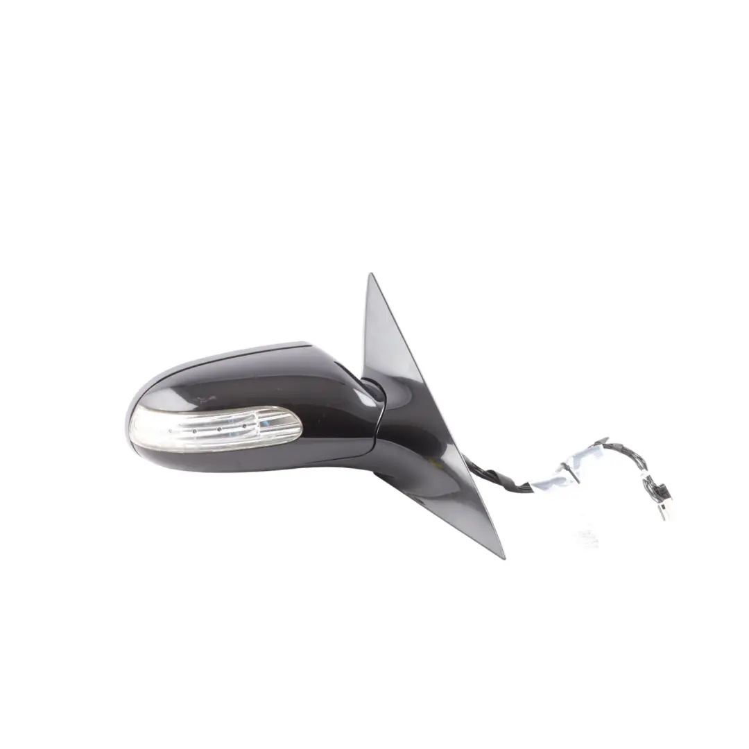 Mercedes SLK R171 Wing Mirror Right O/S Door Power Fold Obsidian Black - 197 - SKU RHD-A1718101676-OB - Part number A1718101676