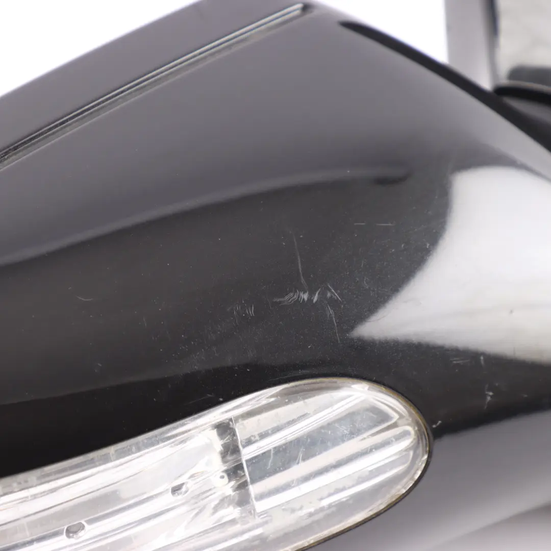 Mercedes SLK R171 Wing Mirror Right O/S Door Power Fold Obsidian Black - 197 - SKU RHD-A1718101676-OB - Part number A1718101676