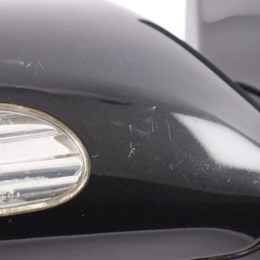 Mercedes SLK R171 Wing Mirror Right O/S Door Power Fold Obsidian Black - 197 - SKU RHD-A1718101676-OB - Part number A1718101676