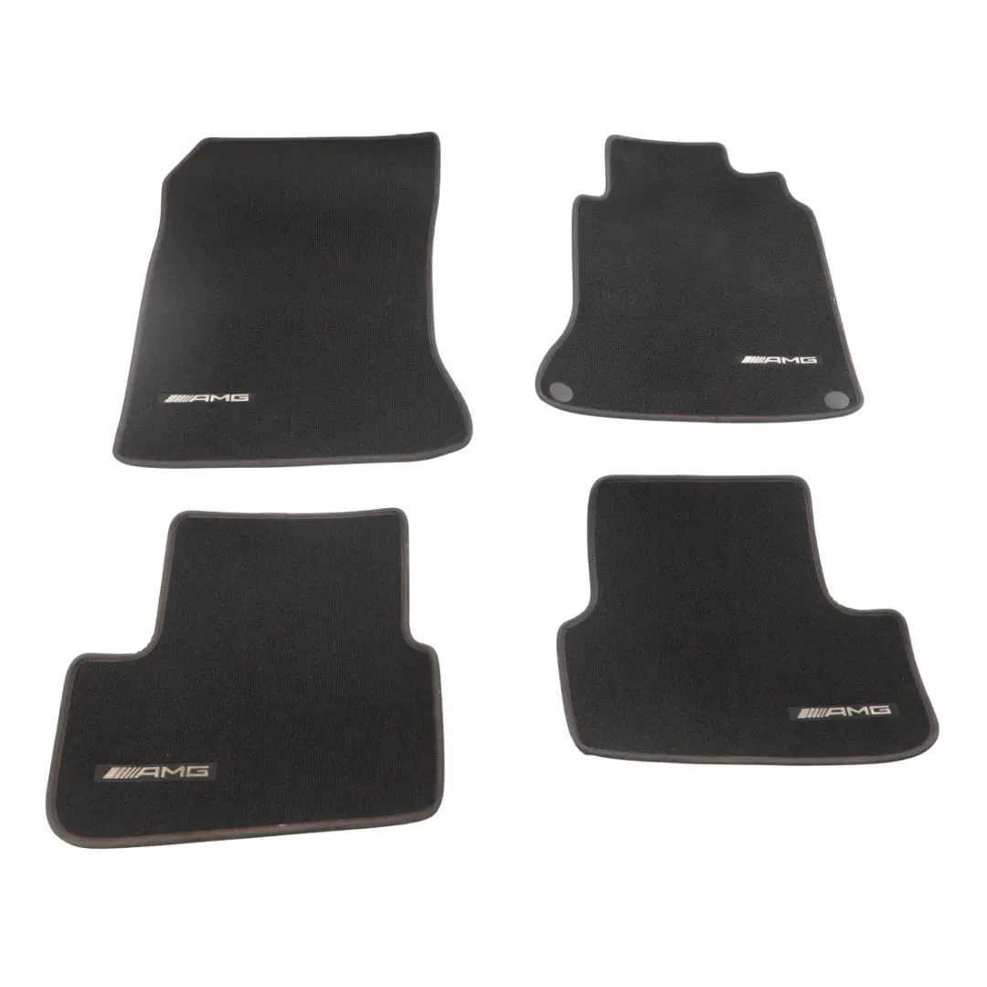 Floor Mats Set Interior Front Rear Left Right Cover to Mercedes W176 AMG with Part number A1766807201 Mercedes W176 AMG Floor Mats Set Interior Front Rear Left Right Cover - SKU RHD-A1766807201 - Part number A1766807201
