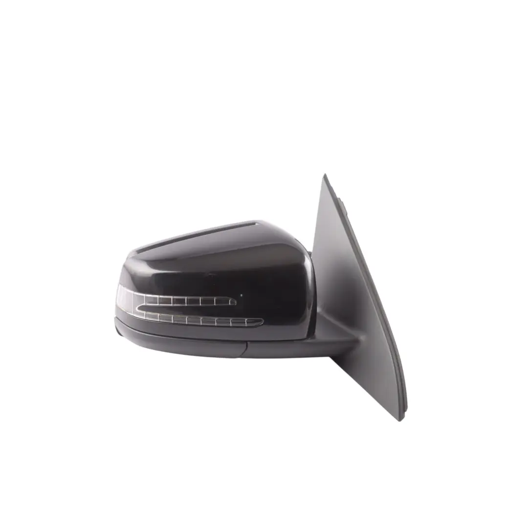 Mercedes W176 Wing Mirror Door Right O/S Outside Power Fold Black - SKU RHD-A1768100400-BLK - Part number A1768100400