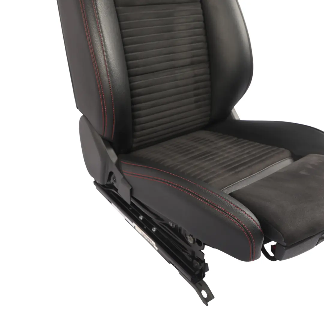 Mercedes W176 Front Seat Sport Heated Fabric Leather Black Red Threads Left N/S - SKU RHD-A1769106407-4 - Part number A1769106407