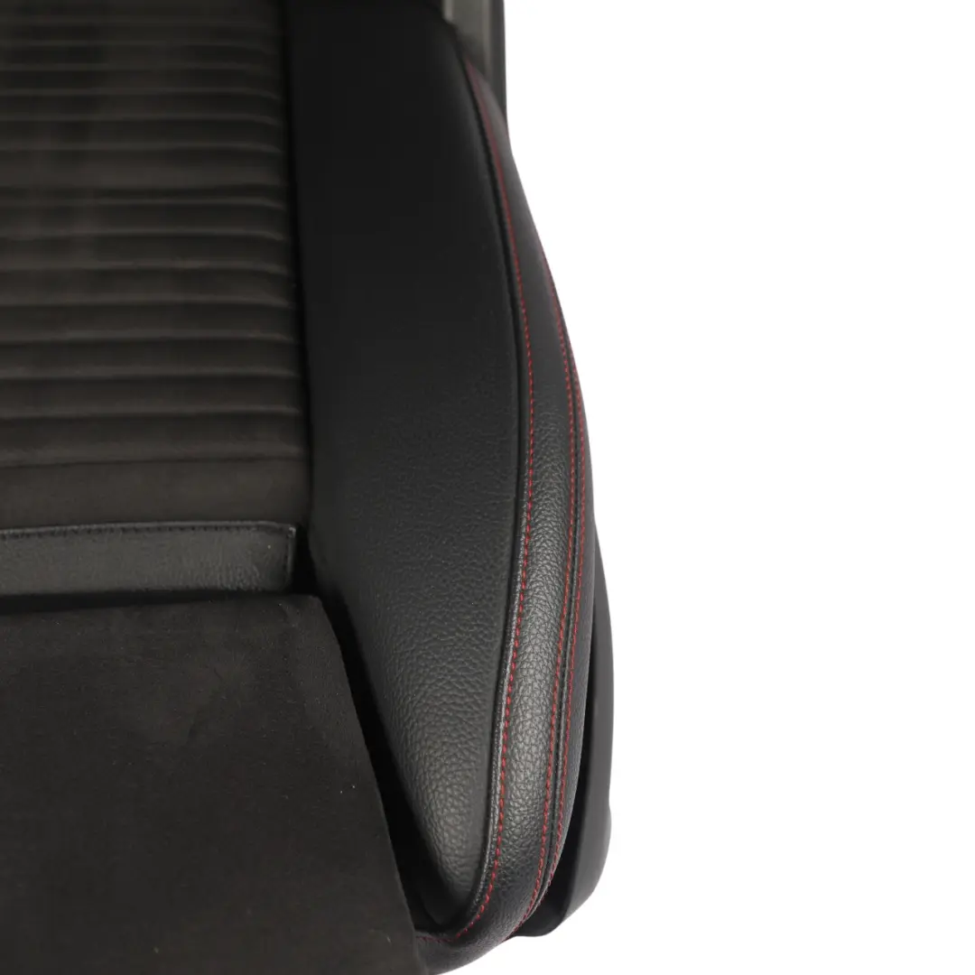 Mercedes W176 Front Seat Sport Heated Fabric Leather Black Red Threads Left N/S - SKU RHD-A1769106407-4 - Part number A1769106407