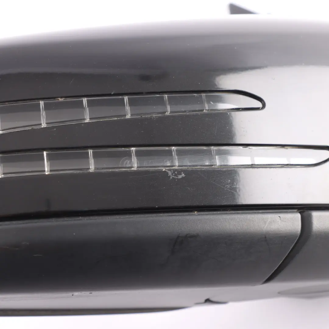  Wing Mirror Mercedes W204 Exterior Mirror Door Right O/S Obsidian Black - 197 - SKU RHD-A2048101876-OB - Part number A2048101876