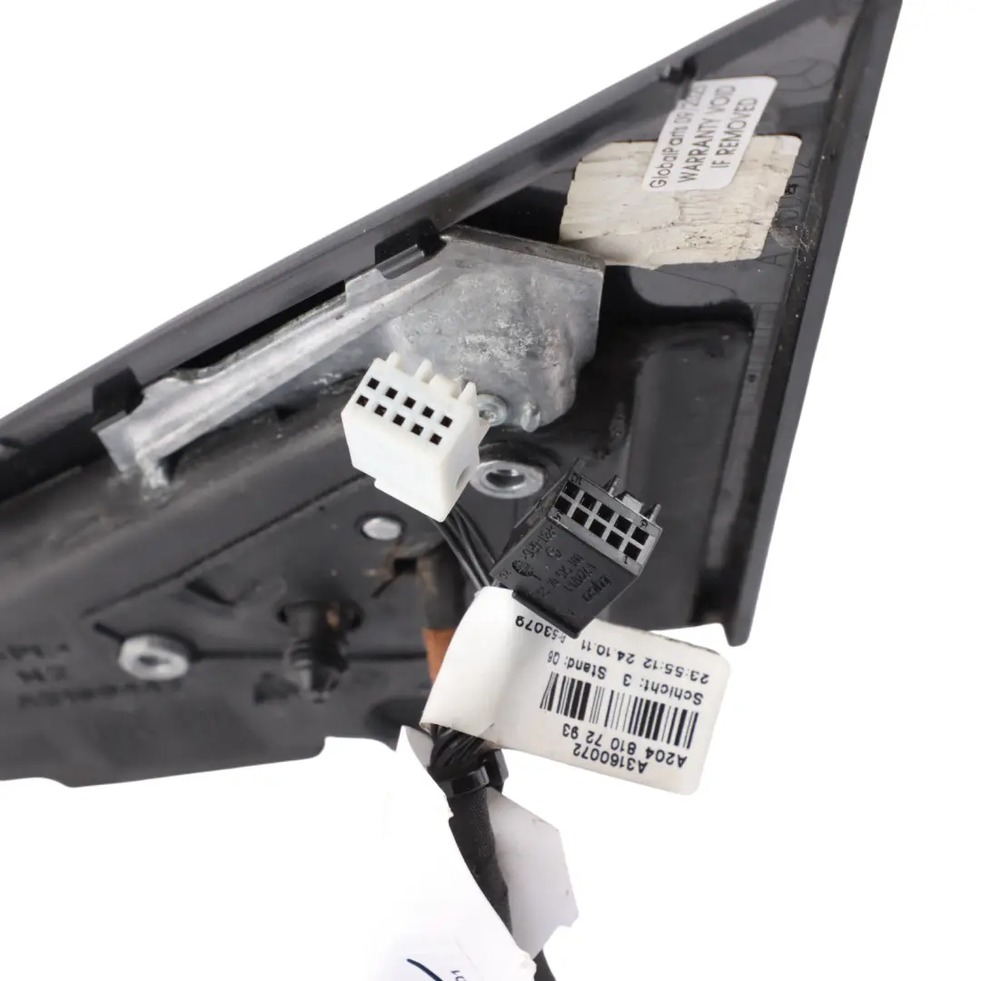 Mercedes W204 Wing Mirror Power Fold Door Right O/S Outside Iridium Silver - 775 - SKU RHD-A2048103076-IRS - Part number A2048103076