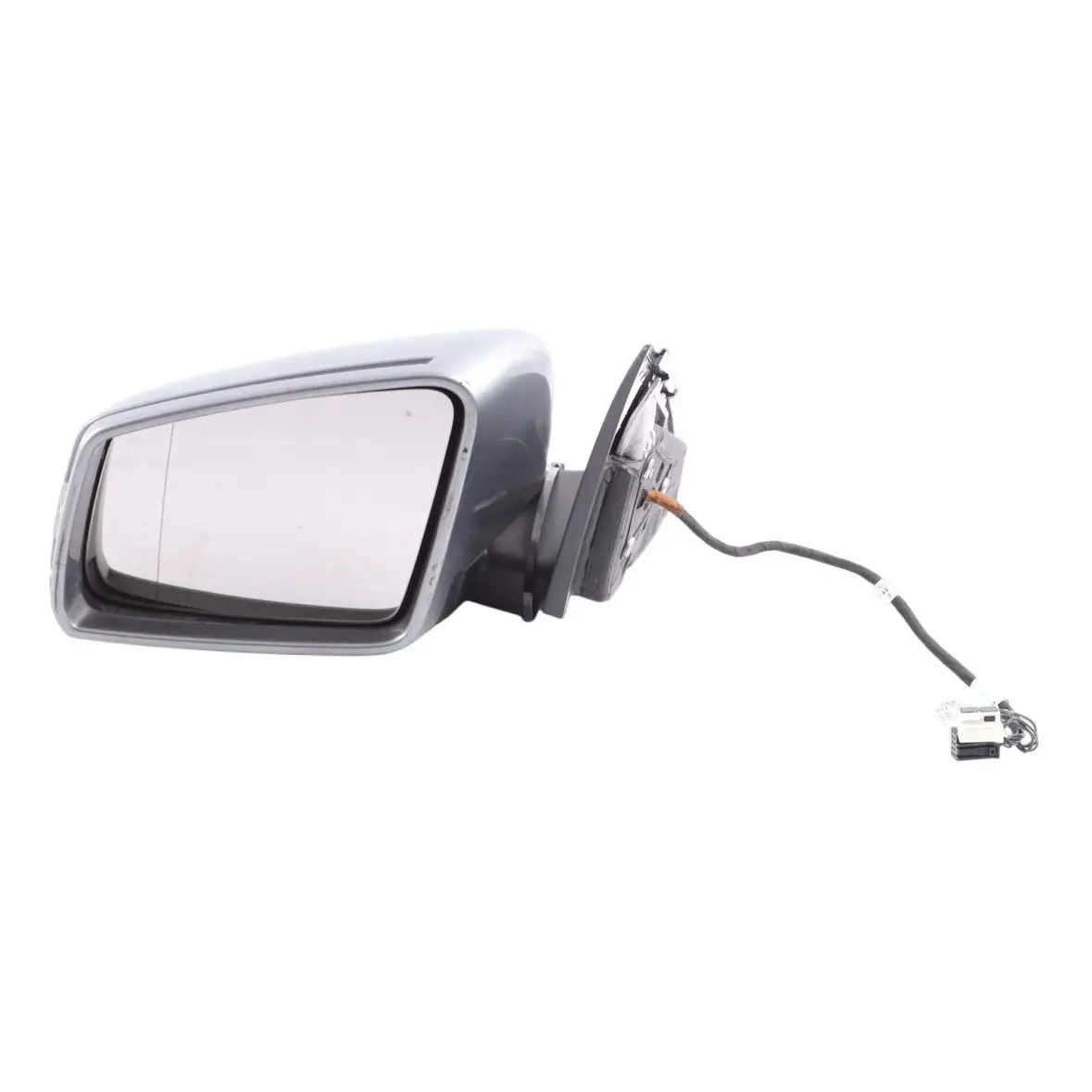 Mercedes W204 Door Wing Mirror Power Fold Right O/S Palladium Silver - 792