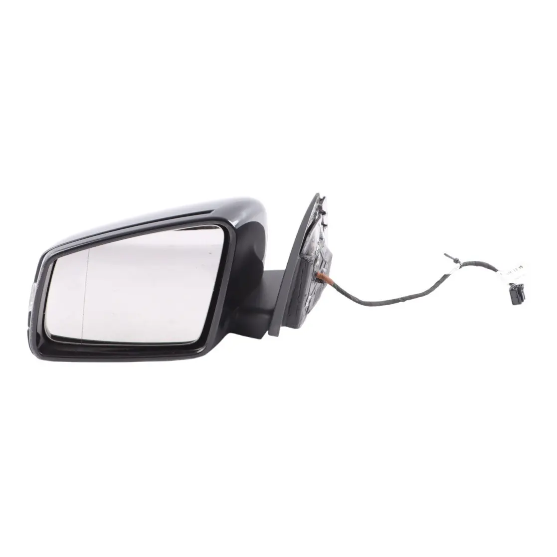Mercedes W204 Wing Mirror Electric Outside Door Left N/S Obsidian Black - 197