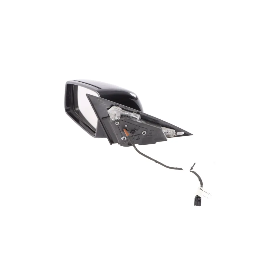 Mercedes W204 Wing Mirror Electric Outside Door Left N/S Obsidian Black - 197 - SKU RHD-A2048103776-OB - Part number A2048103776