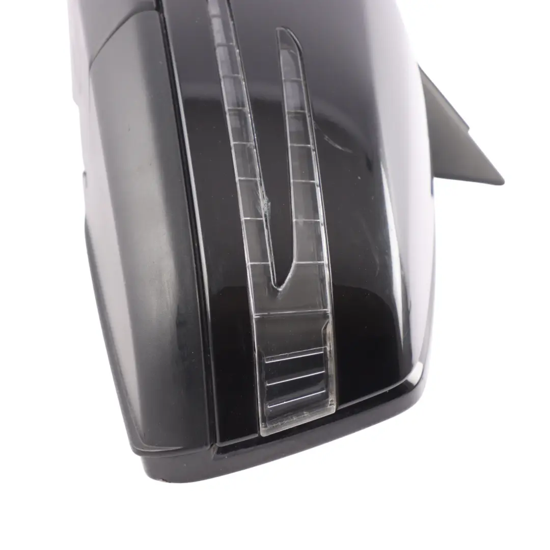 Mercedes W204 Wing Mirror Electric Outside Door Left N/S Obsidian Black - 197 - SKU RHD-A2048103776-OB - Part number A2048103776