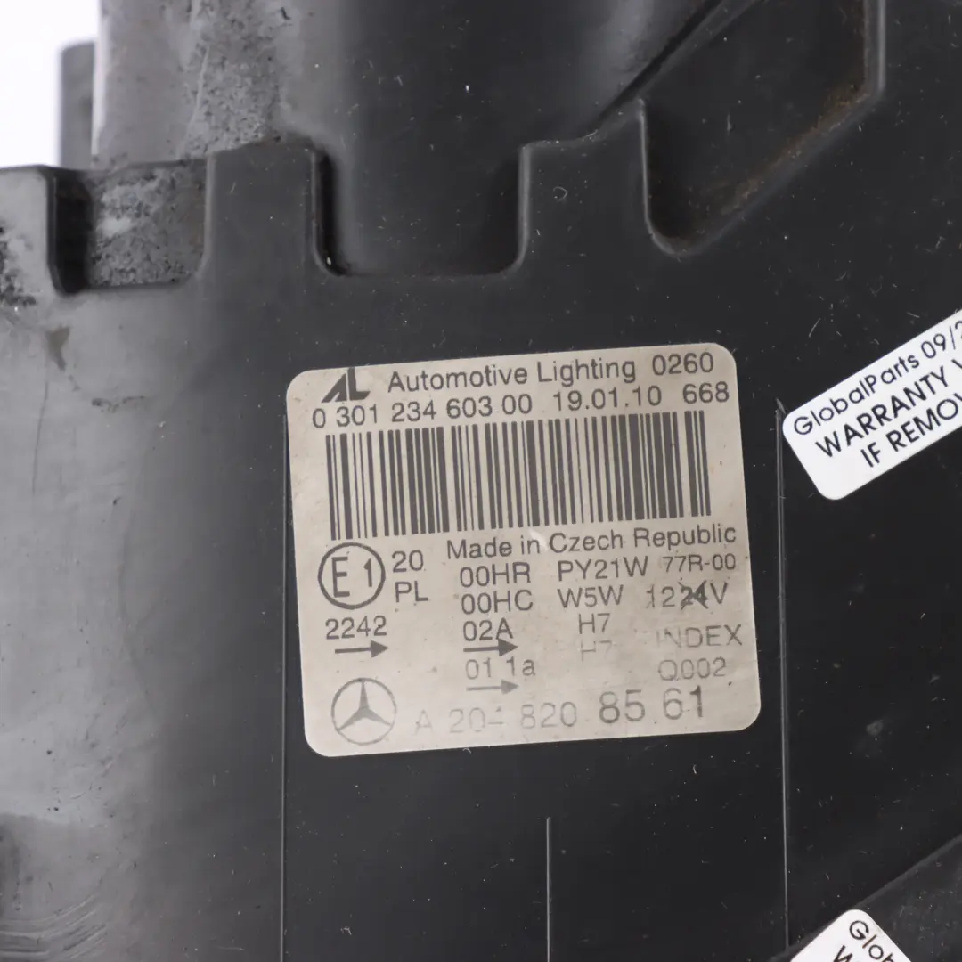 Headlight Headlamp Lamp Light Front Left N/S to Mercedes W204 with Part number A2048208561 Mercedes W204 Headlight Headlamp Lamp Light Front Left N/S - SKU RHD-A2048208561-1 - Part number A2048208561