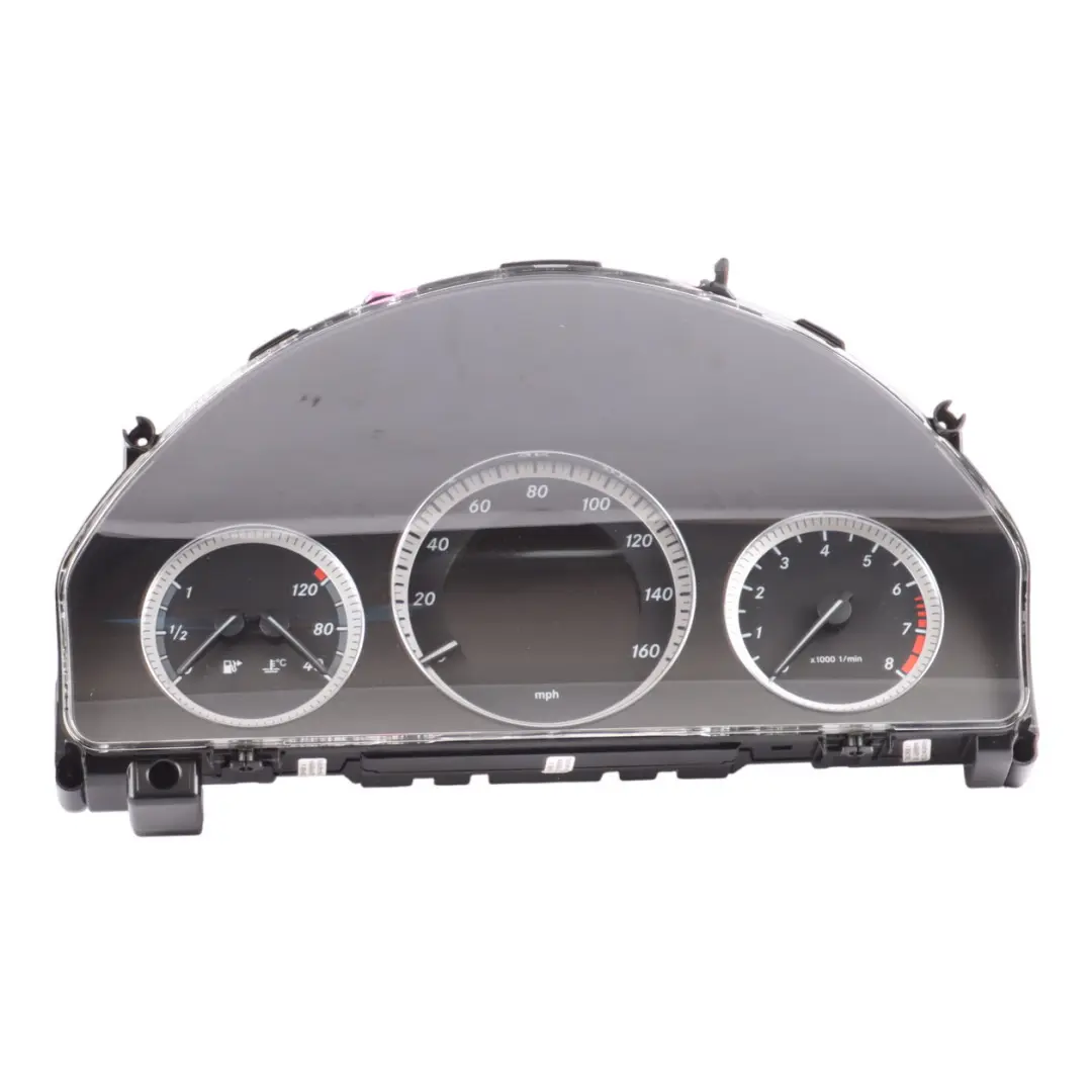 Instrument Cluster Speedometer MPH RPM Gauges to Mercedes W204 Petrol with Part number A2049001405 Mercedes W204 Petrol Instrument Cluster Speedometer MPH RPM Gauges - SKU rhd-A2049001405 - Part number A2049001405