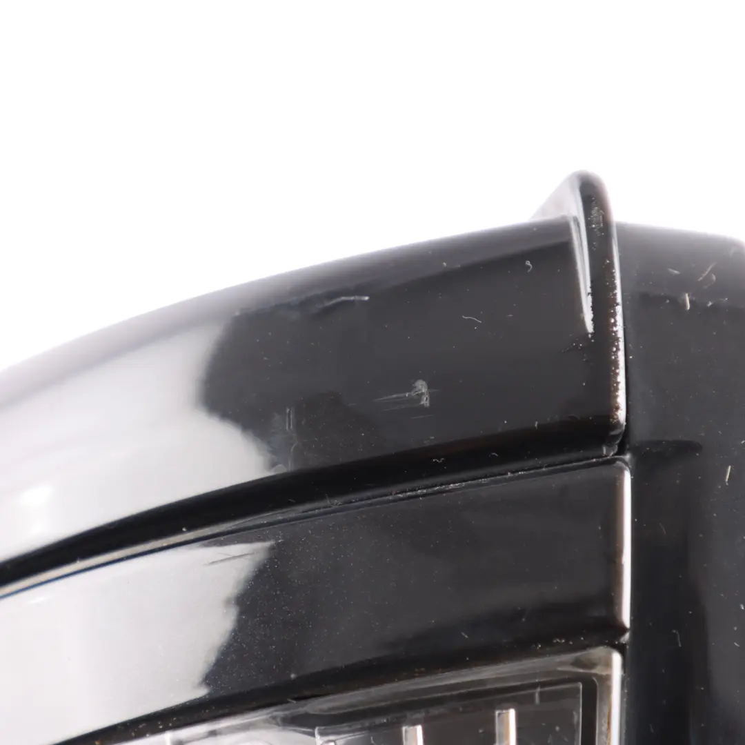 Mercedes C207 Wing Mirror Door Right O/S High Gloss Auto Dip Obsidian Black 197 - SKU RHD-A2078101676-OB1 - Part number A2078101676