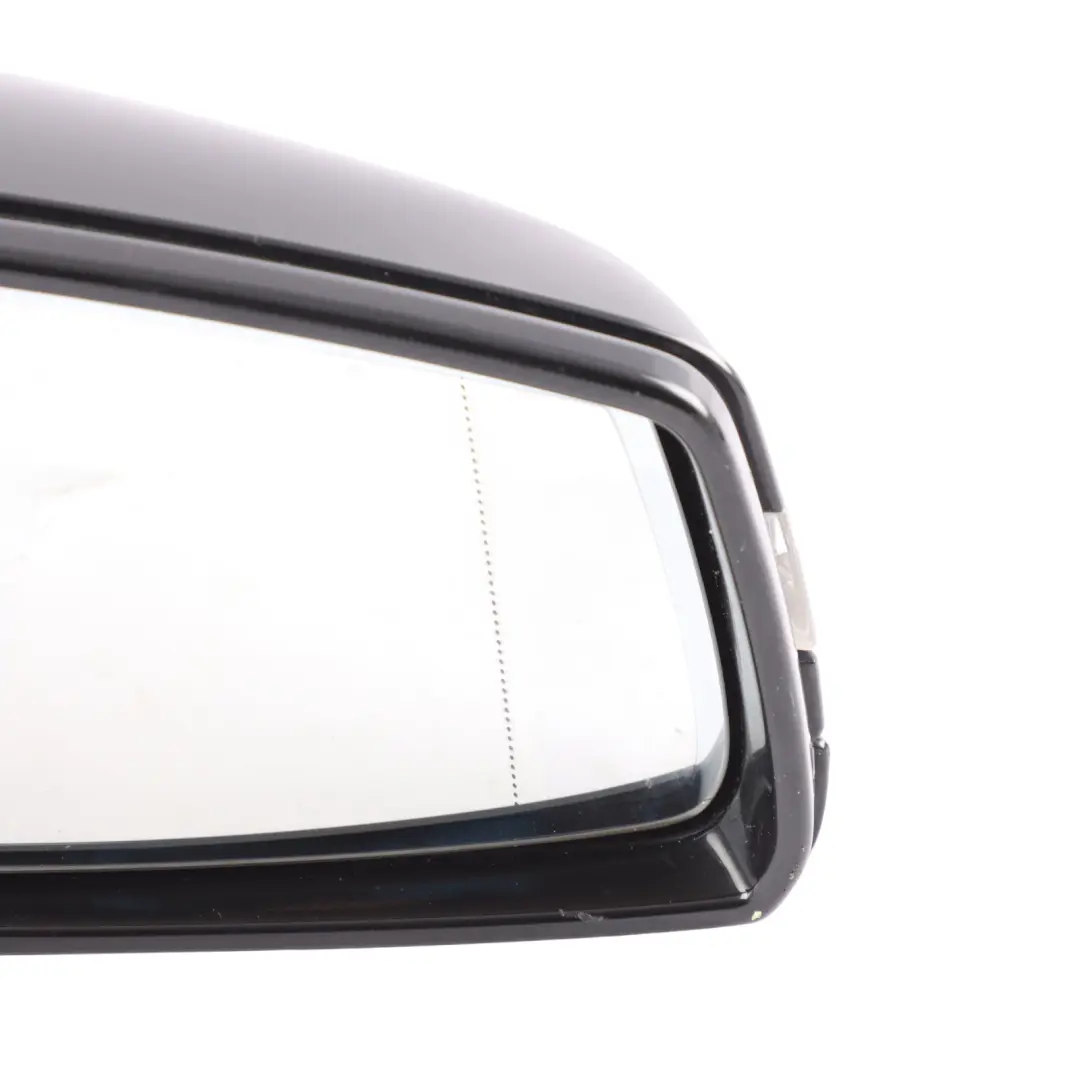 Mercedes C207 Wing Mirror Door Right O/S High Gloss Auto Dip Obsidian Black 197 - SKU RHD-A2078101676-OB1 - Part number A2078101676