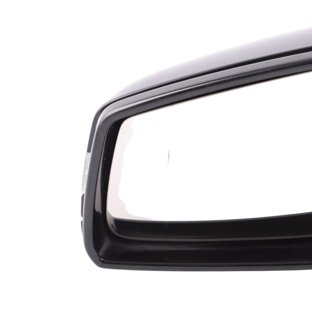 Mercedes C207 Wing Mirror Door High Gloss Auto Dip Left N/S Obsidian Black - 197 - SKU RHD-A2078101976-OB2 - Part number A2078101976