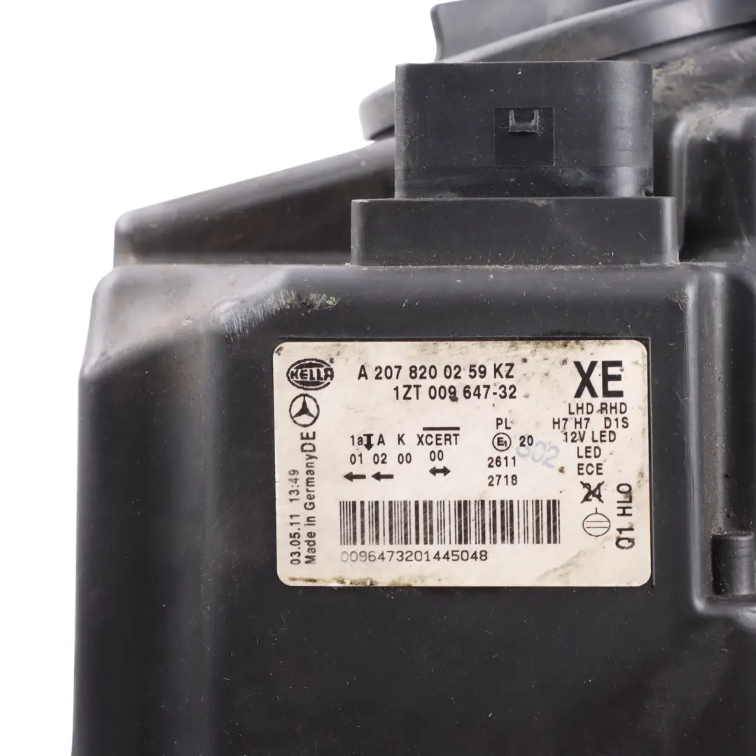 Headlight Bi-Xenon Headlamp Light Front Right O/S A2078200259 to Mercedes C207 with Part number A2078200639 Mercedes C207 Headlight Bi-Xenon Headlamp Light Front Right O/S A2078200259 - SKU RHD-A2078200639-3 - Part number A2078200639