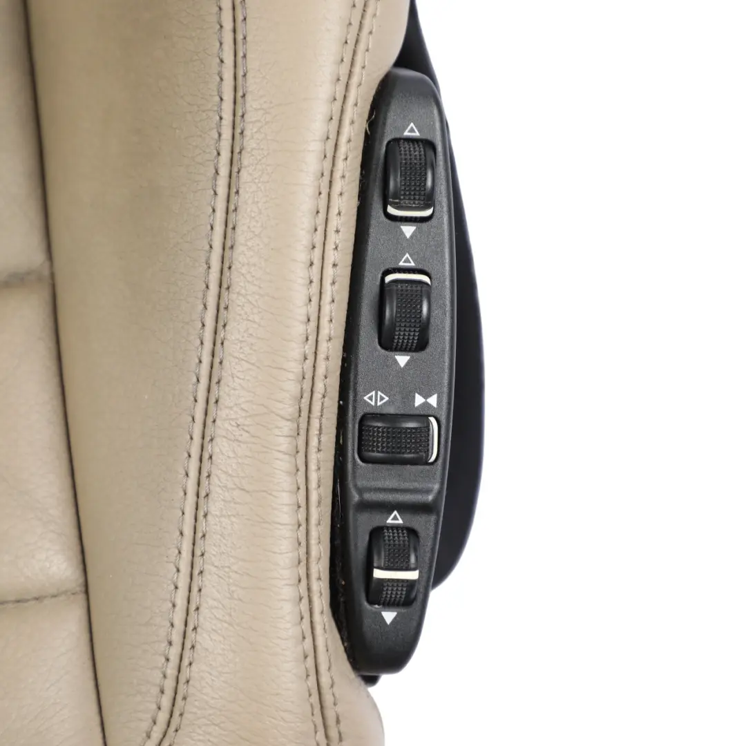 Mercedes W207 A207 Coupe Front Seat Heated Beige Leather Memory Right O/S - SKU RHD-A2079101747-18 - Part number A2079101747