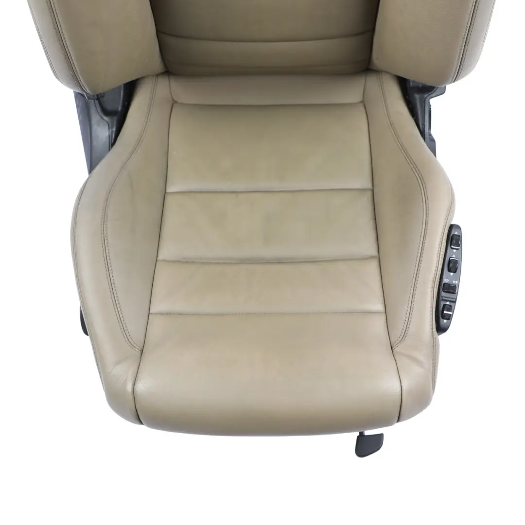 Mercedes W207 A207 Coupe Front Seat Heated Beige Leather Memory Right O/S - SKU RHD-A2079101747-18 - Part number A2079101747