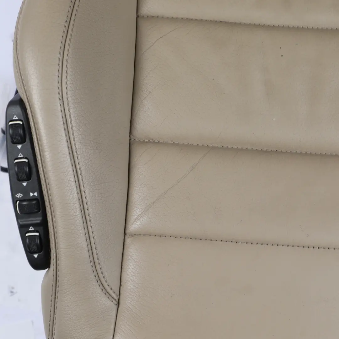 Mercedes C204 A207 Front Seat Heated Leather Beige Interior Memory Left N/S - SKU RHD-A2079101747-19 - Part number A2079101747