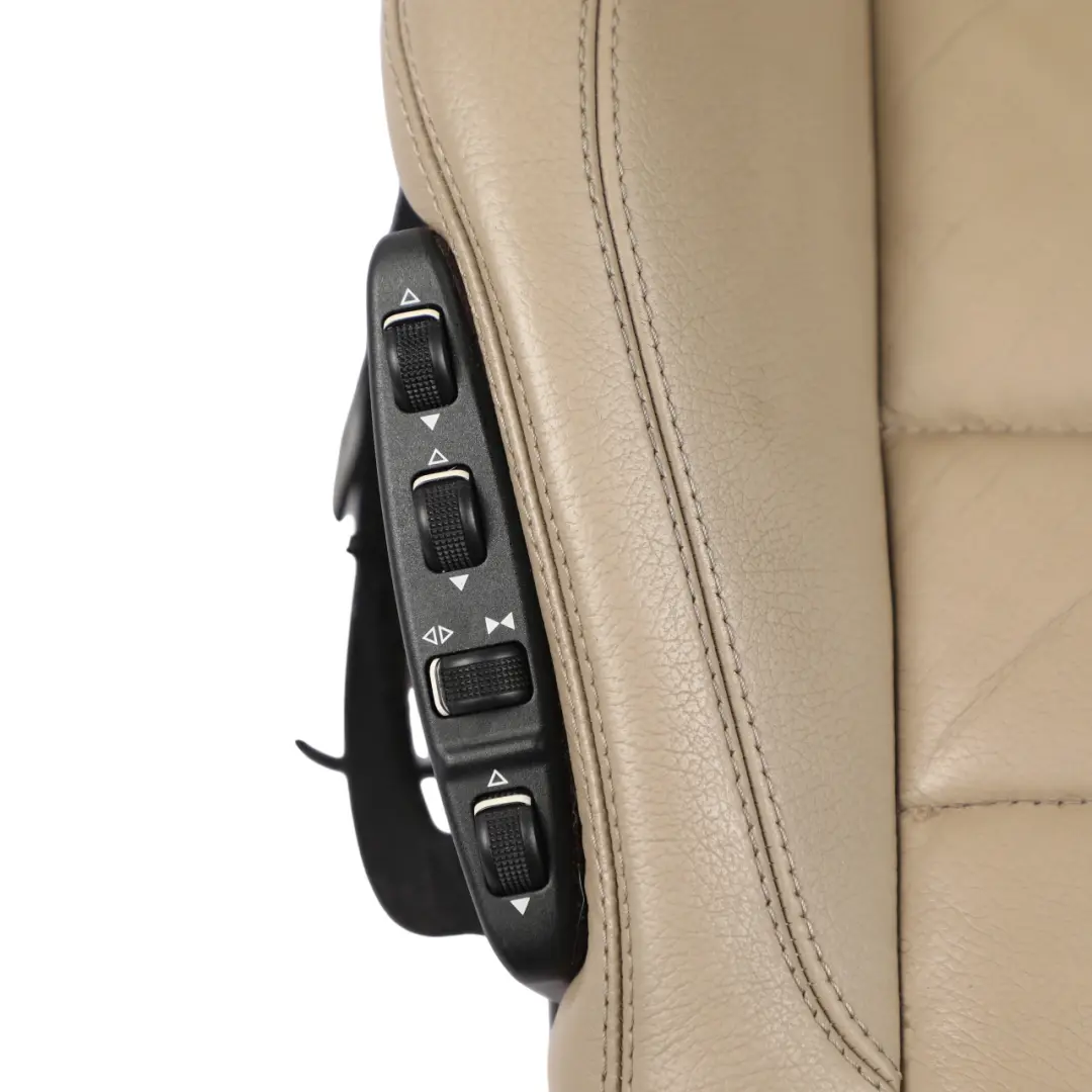 Mercedes C204 A207 Front Seat Heated Leather Beige Interior Memory Left N/S - SKU RHD-A2079101747-19 - Part number A2079101747