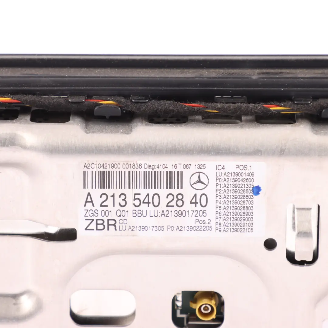 Mercedes W213 Full Display Widescreen Glass LCD Instrument Cluster - SKU RHD-A2135402840 - Part number A2135402840