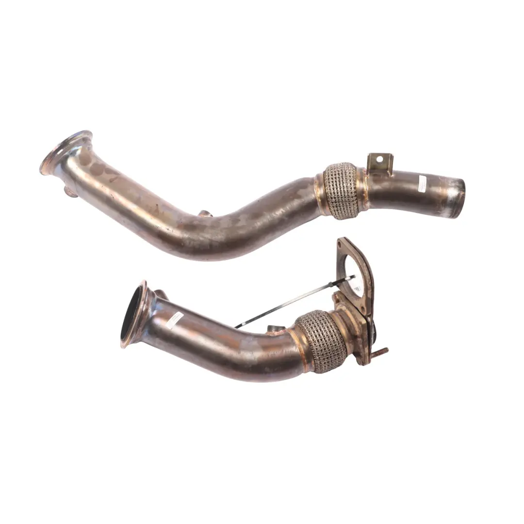 BMW M3 F80 LCI Exhaust Decat Catless Cat Rear Central Primary Downpipes Set Kit - SKU S55-DOWNPIPE - Part number S55-DOWNPIPE