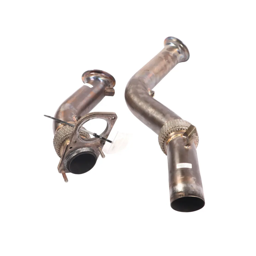 BMW M3 F80 LCI Exhaust Decat Catless Cat Rear Central Primary Downpipes Set Kit - SKU S55-DOWNPIPE - Part number S55-DOWNPIPE
