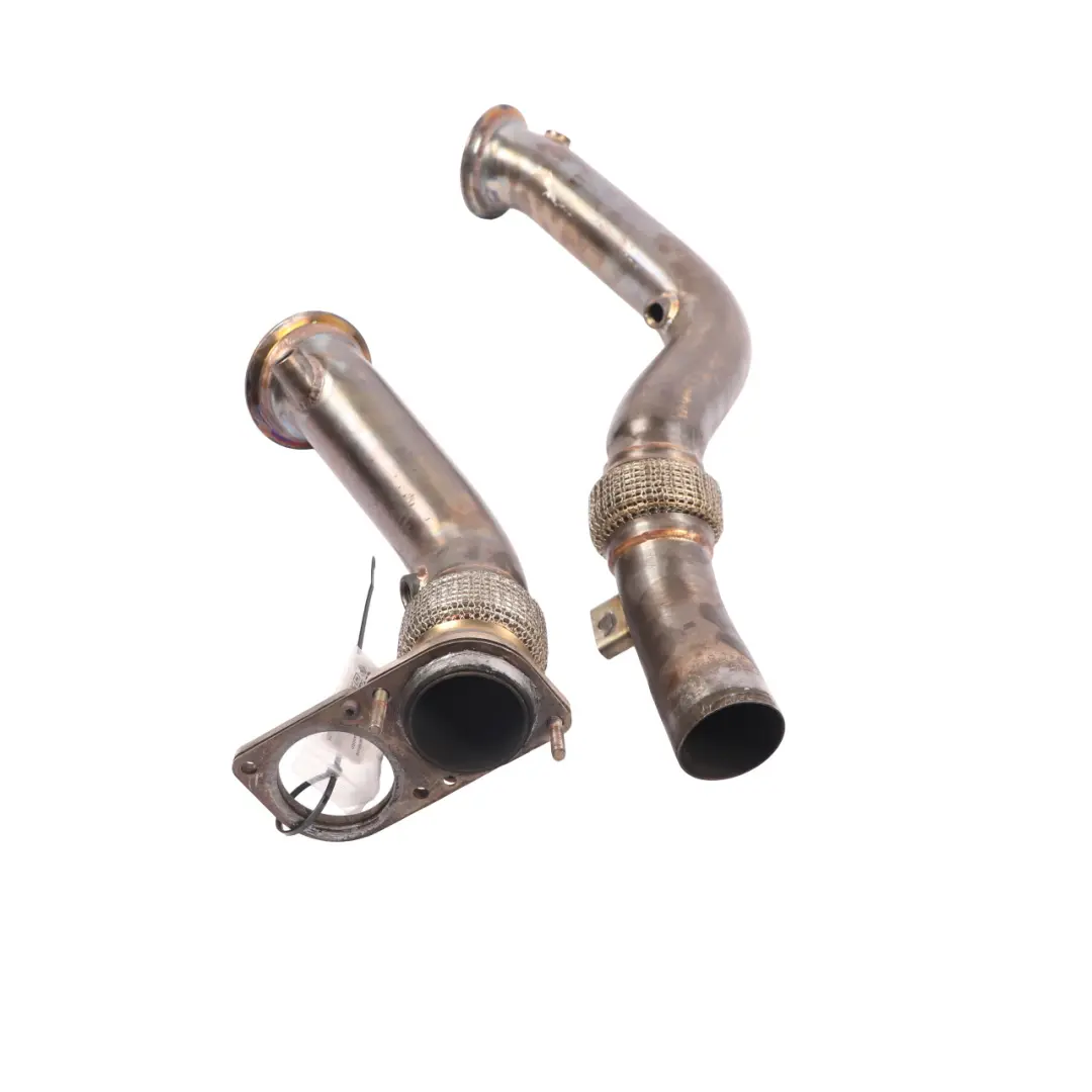 BMW M3 F80 LCI Exhaust Decat Catless Cat Rear Central Primary Downpipes Set Kit - SKU S55-DOWNPIPE - Part number S55-DOWNPIPE