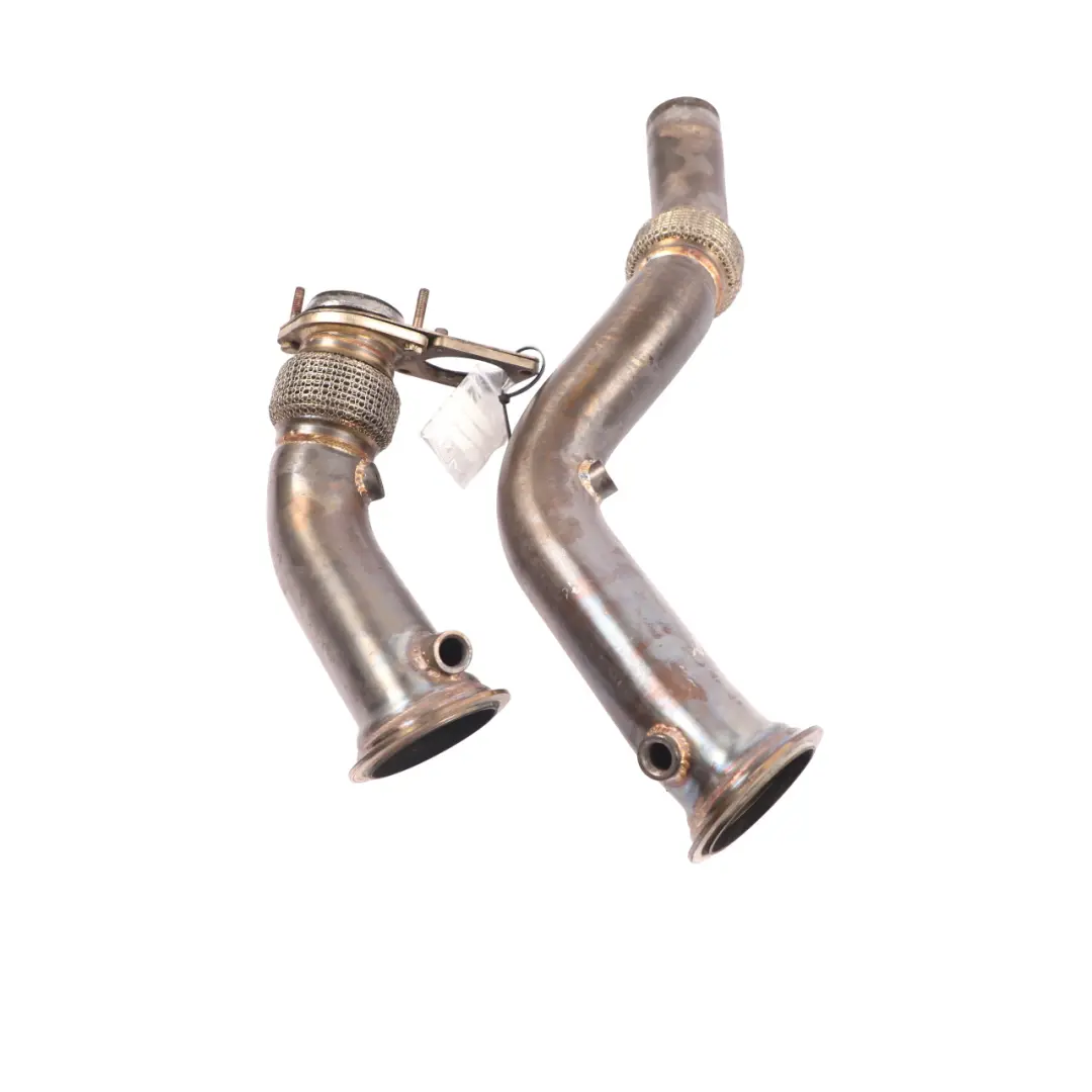 BMW M3 F80 LCI Exhaust Decat Catless Cat Rear Central Primary Downpipes Set Kit - SKU S55-DOWNPIPE - Part number S55-DOWNPIPE