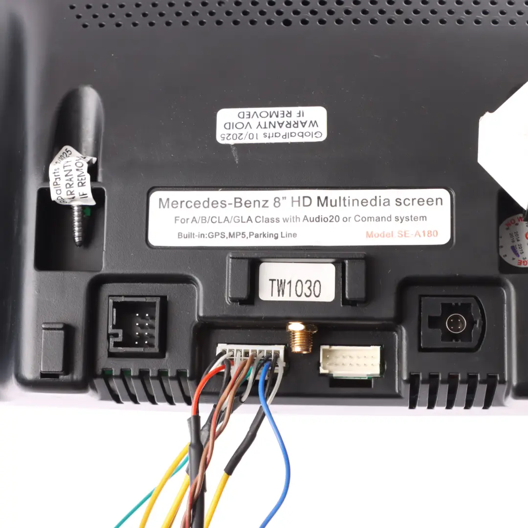 Mercedes W176 A246 C117 X156 Multimedia Screen 8" Head Unit Display HD - SKU SE-A180 - Part number SE-A180