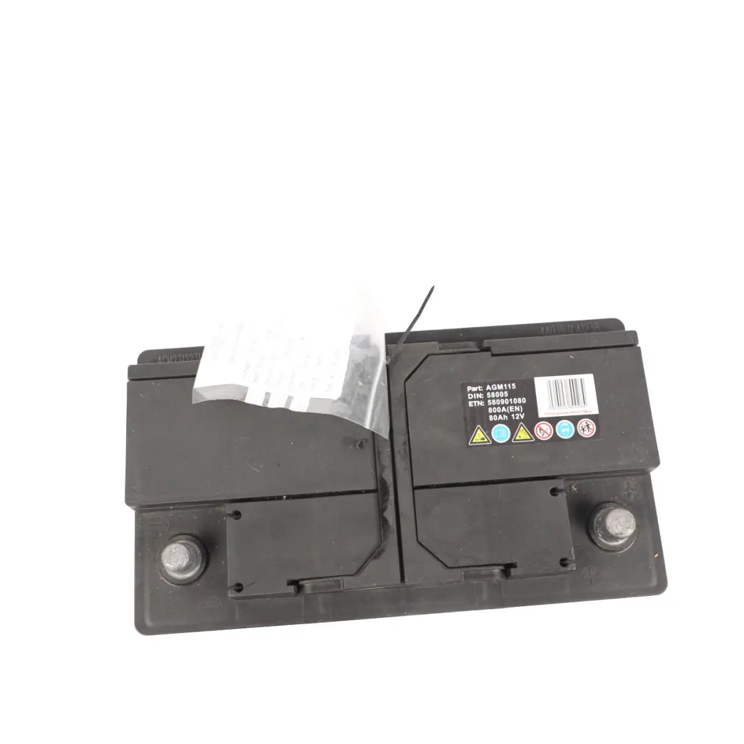  Goliath AGM115 Start Stop Accumulator Battery EGoliath 80Ah 800A 12V - SKU GOLIATH80AH - Part number TECHNOPART-AGM-80AH