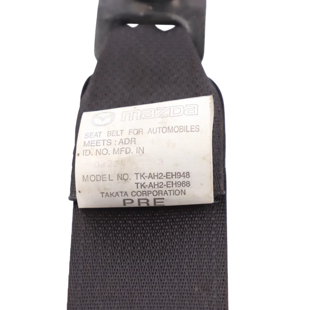  Mazda 6 GJ Safety Seat Upper Belt Front Left N/S Black - SKU TK-AH2-EH948 - Part number TK-AH2-EH948