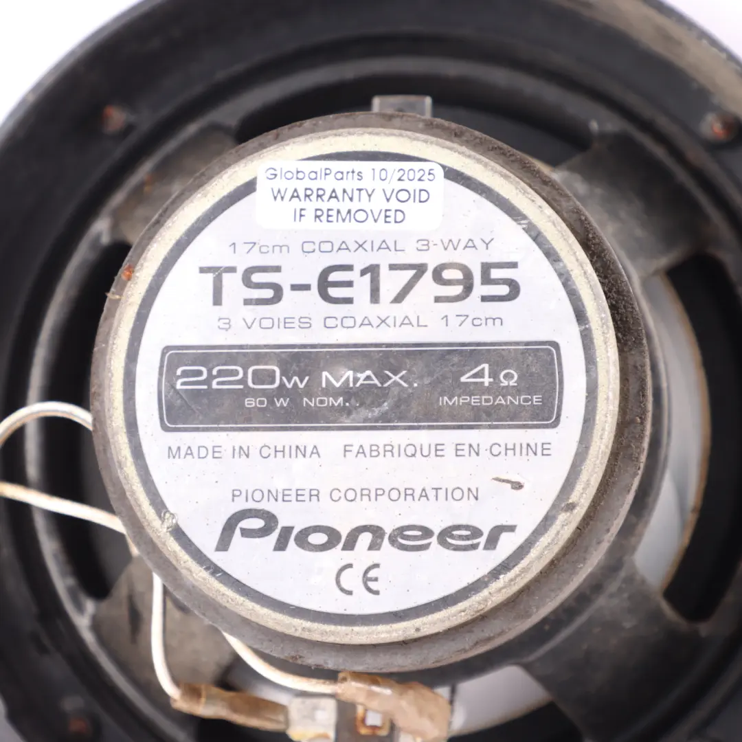  Genuine Pioneer Stereo 3-Way Coaxial Speaker Loudspeaker Set - SKU TS-E1795 - Part number TS-E1795