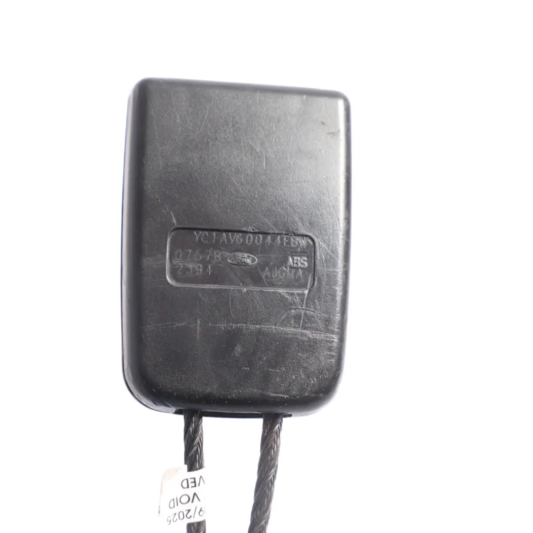 Belt Buckle 2nd Row Centre to Ford Transit Mk7 Rear Seat with Part number YC1A-V60044-EBW Ford Transit Mk7 Rear Seat Belt Buckle 2nd Row Centre - SKU YC1A-V60044-EBW - Part number YC1A-V60044-EBW