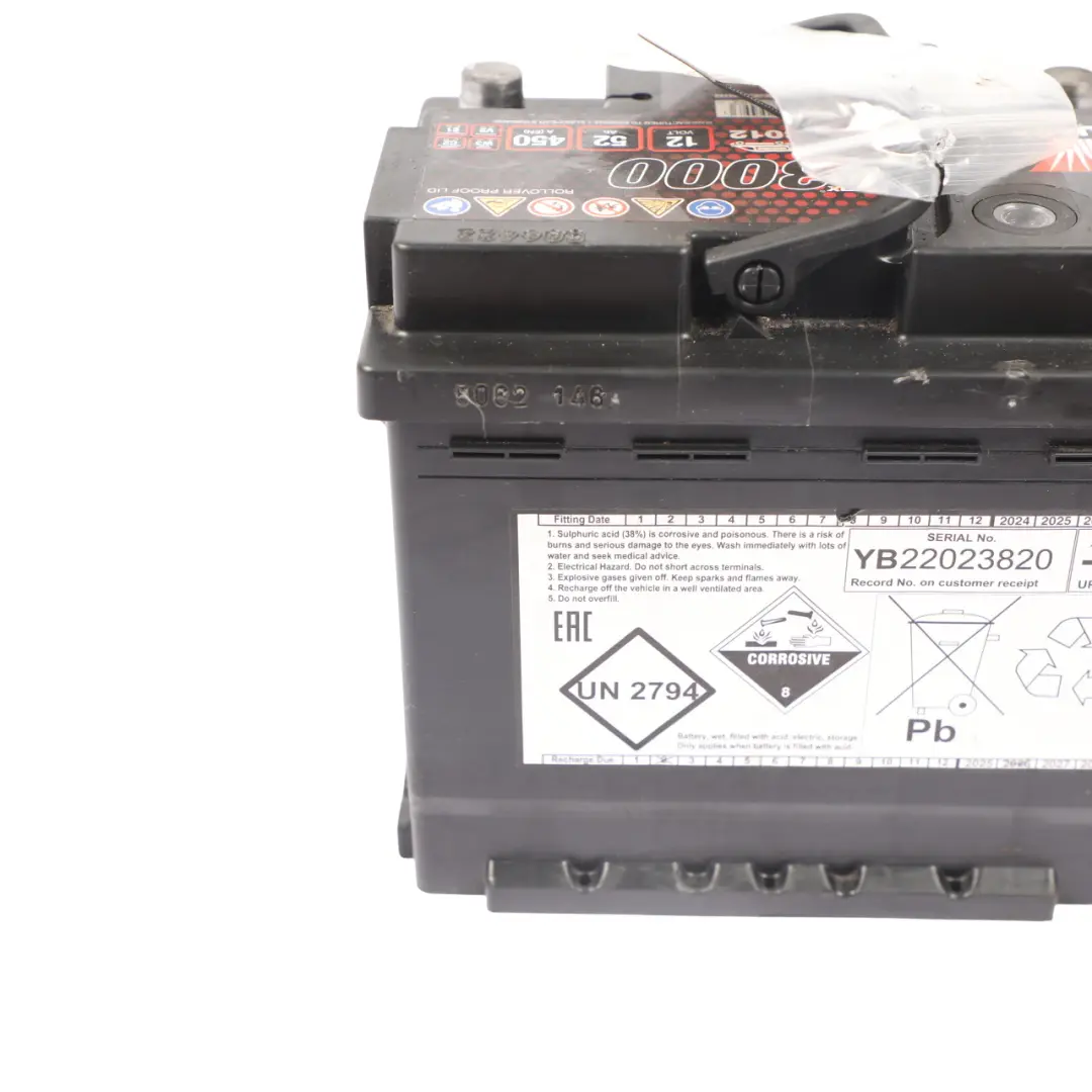 YUASA YBX 3000 Car Accumulator Battery Electrical Unit 52Ah 450A 12V YBX3012 to with Part number YUASA-52AH YUASA YBX 3000 Car Accumulator Battery Electrical Unit 52Ah 450A 12V YBX3012 - SKU YUASA-52AH - Part number YUASA-52AH