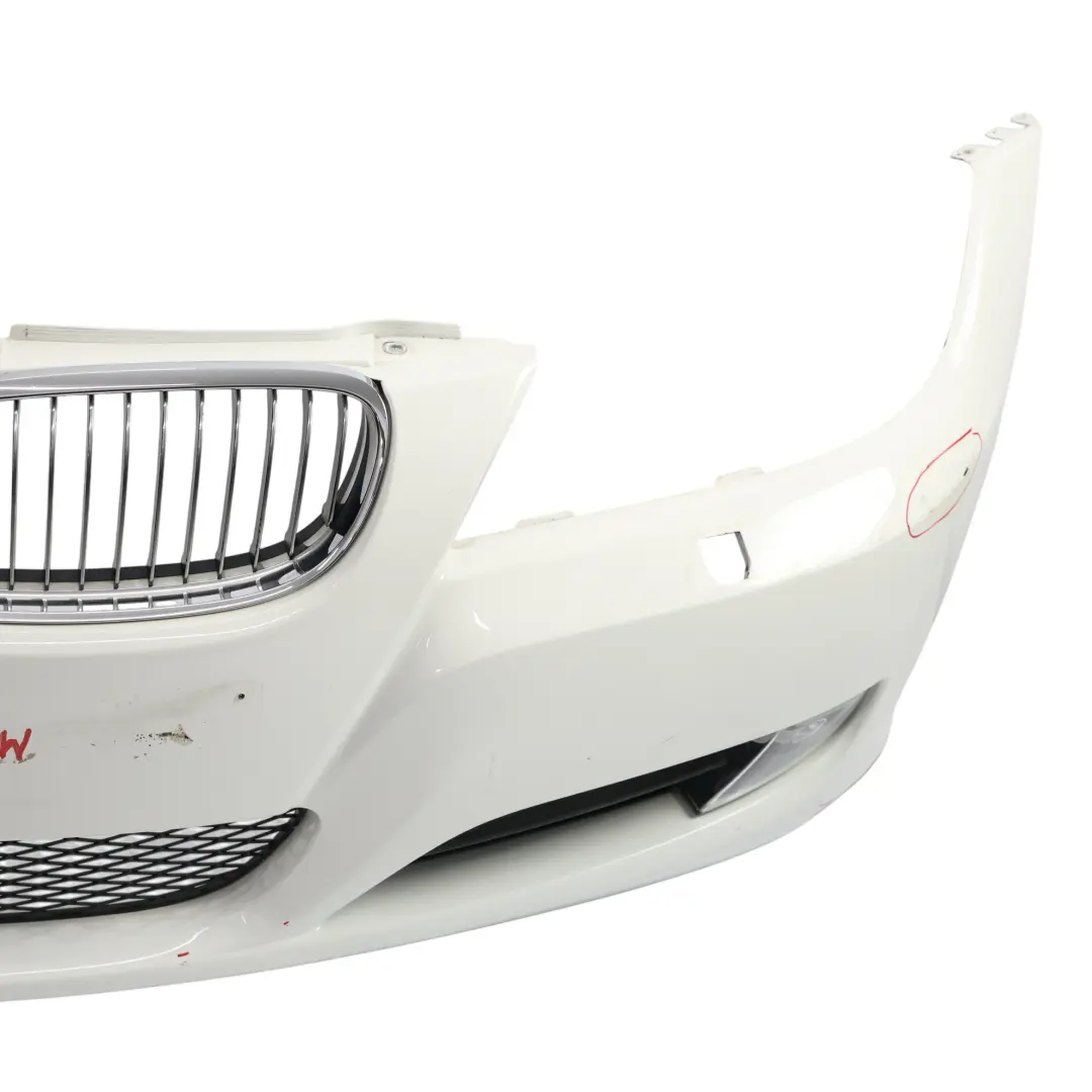 BMW E90 LCI Front Bumper Trim Panel Complete Alpinweiss 3 White - 300 - SKU 0036839-AW - Part number 0036839